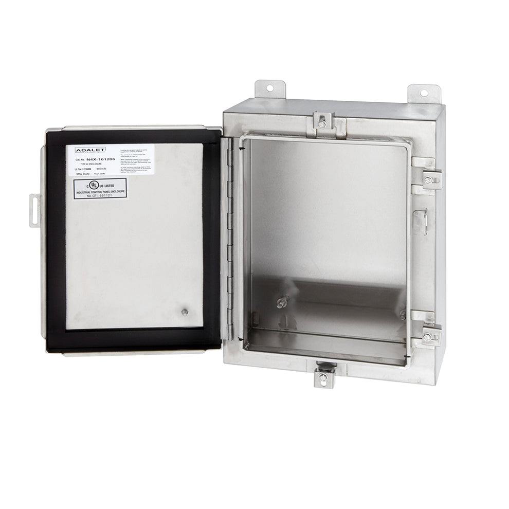 Stainless Steel Enclosures - NEMA TYPE 4X - N4X Series - Single Door C ...