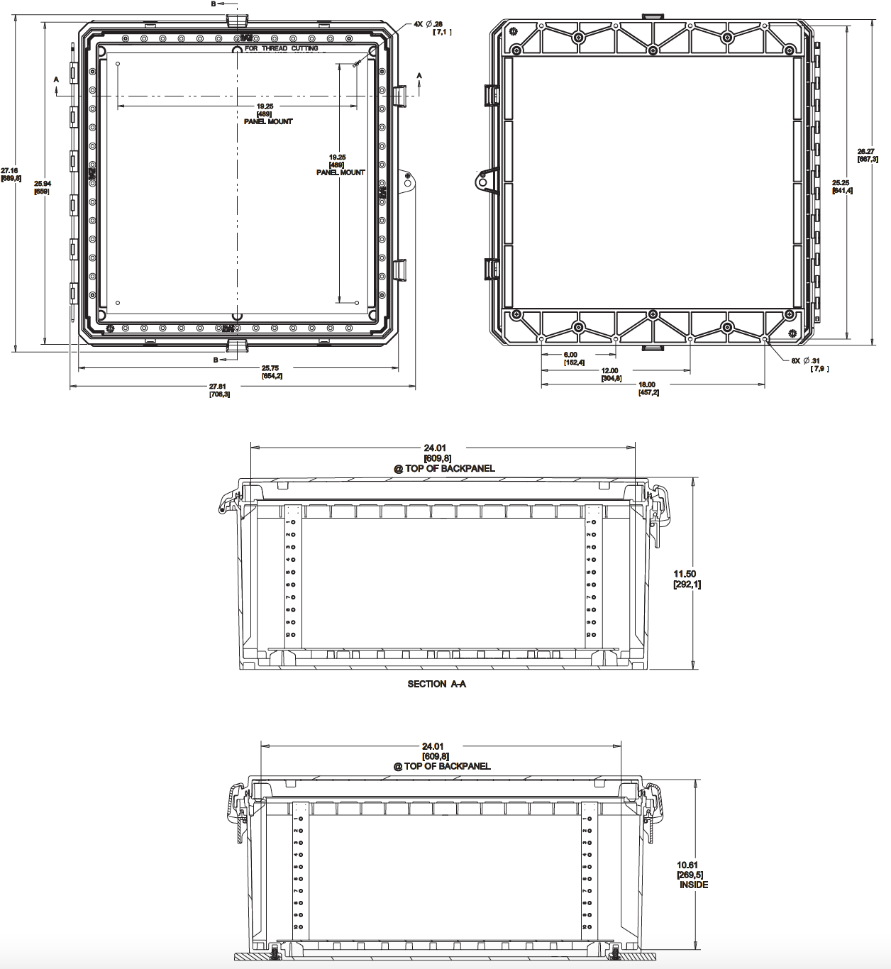 Polycarbonate Platinum Series Enclosures AdaletEnclosures