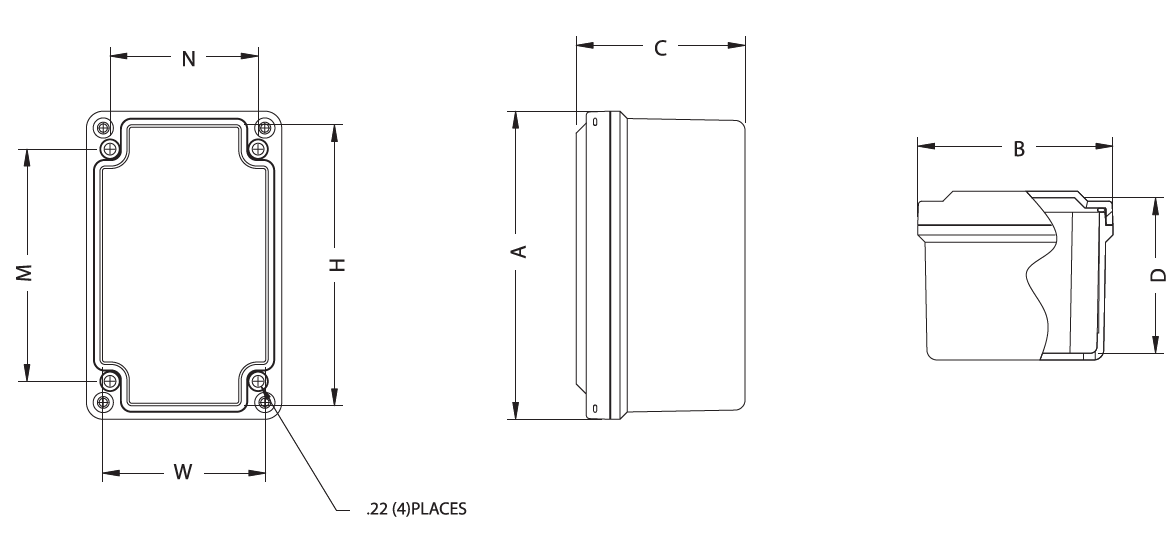 Fiberglass - Flush Cover Enclosures