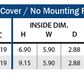 Fiberglass - Small Screw Cover Enclosures